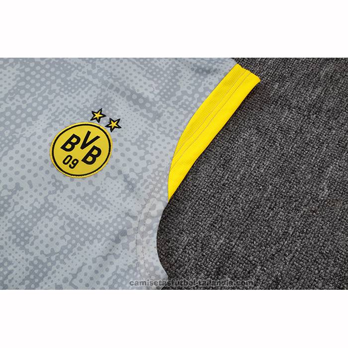 Camiseta de Entrenamiento Borussia Dortmund Sin Mangas 25/26 Gris